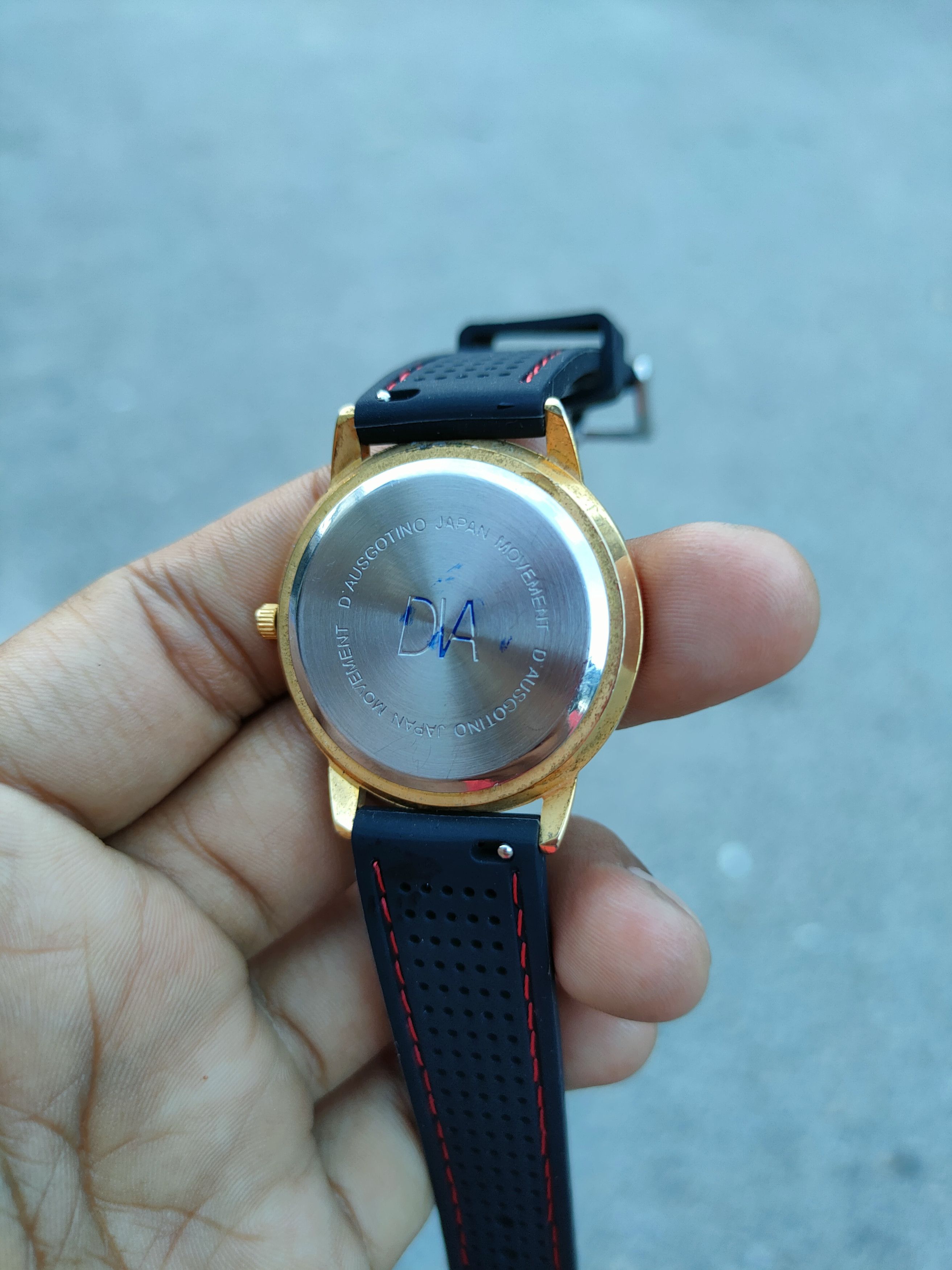 Japanese Brand × Vintage D'Ausgotino designer gold japan watch Size ONE SIZE - 7 Thumbnail