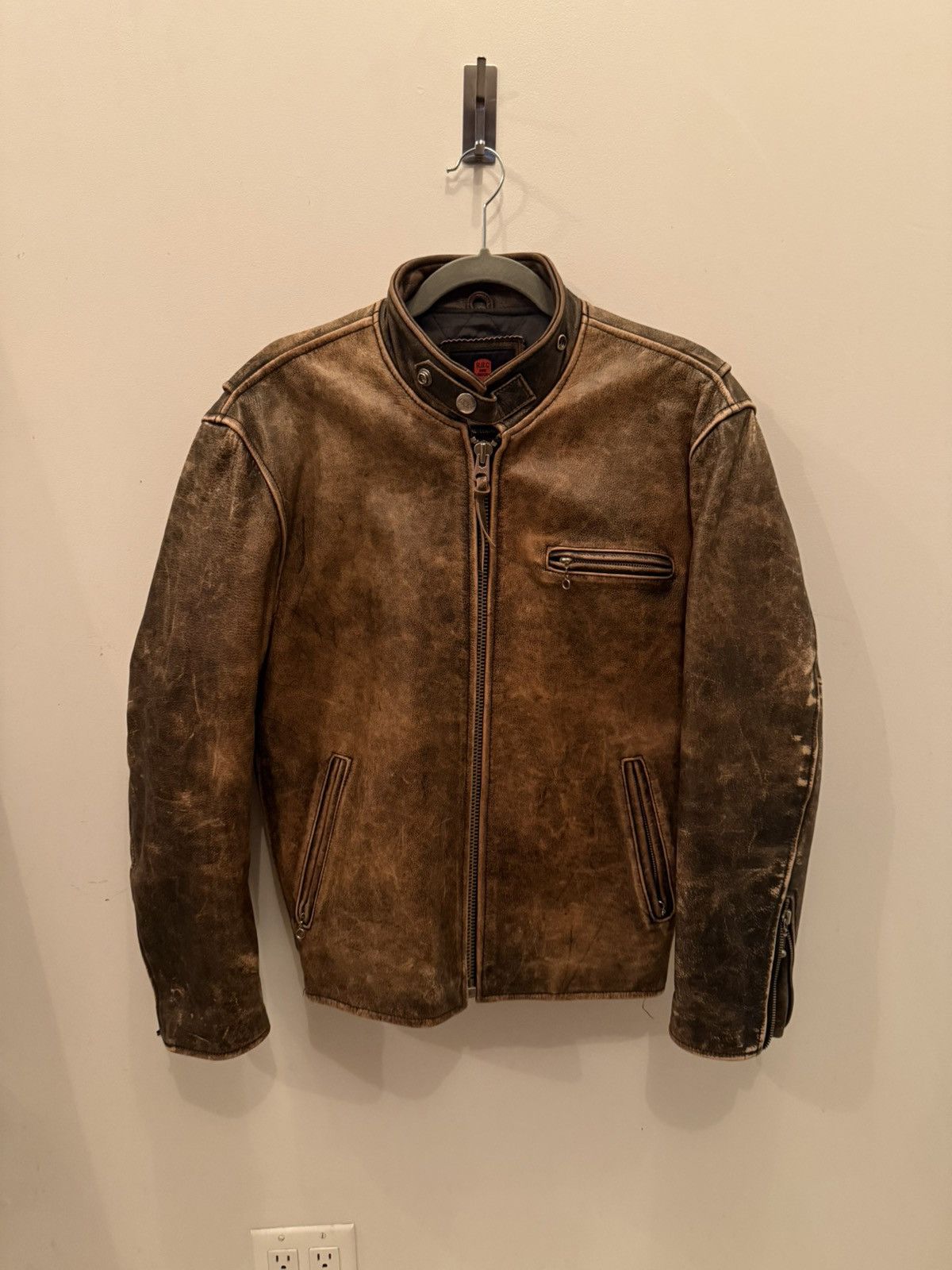 Other Rbc Leather Jacket Size US L / EU 52-54 / 3 - 3 Thumbnail