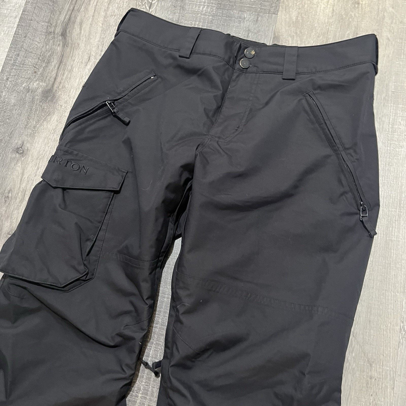 Burton Burton Living Lining Black Nylon Ski Snowboard Pants M Size 34" / US 12 / IT 48 - 3 Thumbnail