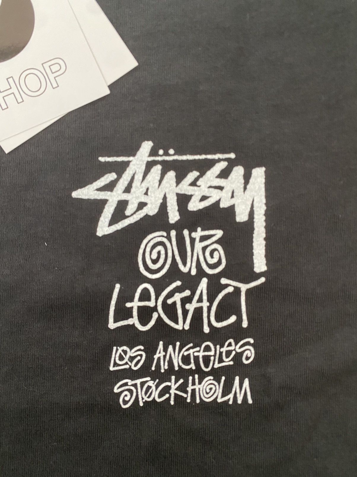 Stussy T-shirt Stüssy x Our Legacy size M black new Size US M / EU 48-50 / 2 - 4 Thumbnail