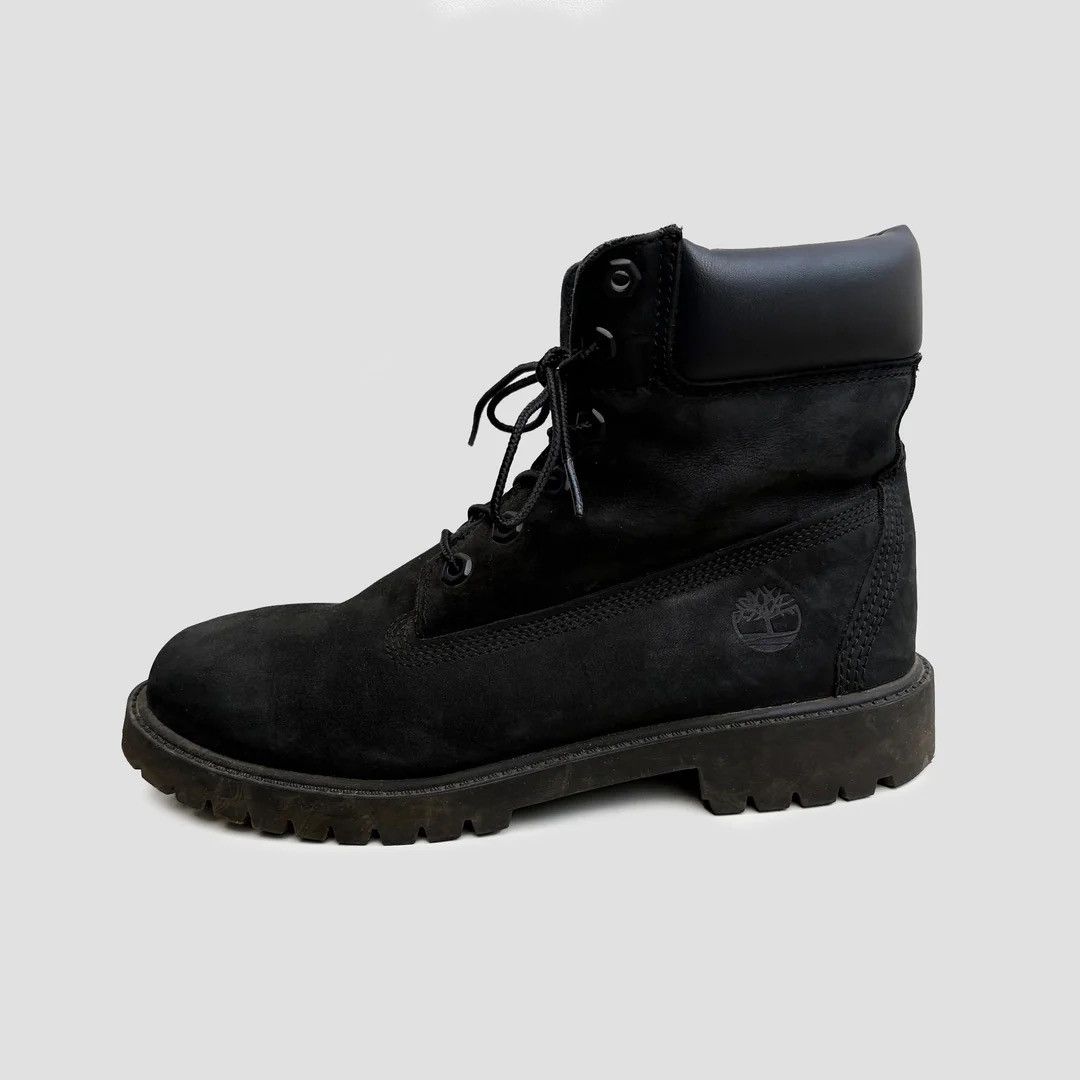Timberland Timberland 1990 90s Vintage Black Nubuck 6.5 Boots Shoes Size US 6.5 / IT 36.5 - 2 Thumbnail