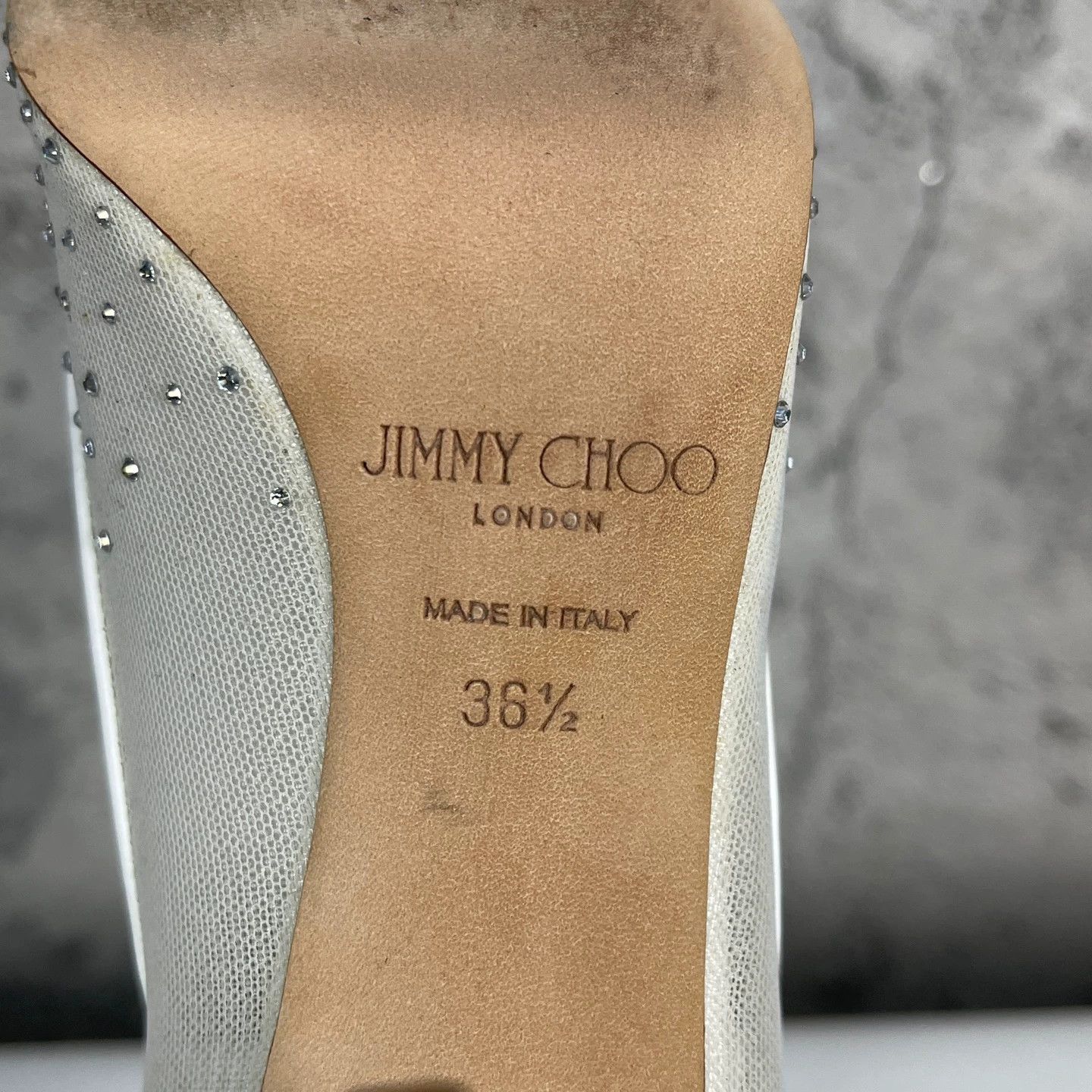 Jimmy Choo Jimmy Choo Tulle Crystal Heels 36.5 99 New Size US 6 / IT 36 - 9 Thumbnail