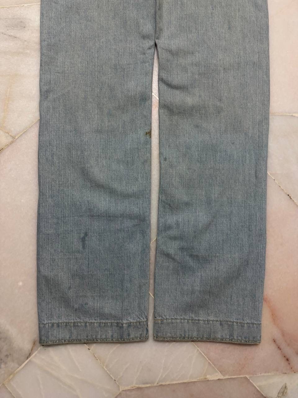 Vintage 💥Sashiko Boro Kapital Style Thrashed Rusty Jeans By Zara 90s Size US 34 / EU 50 - 18 Thumbnail
