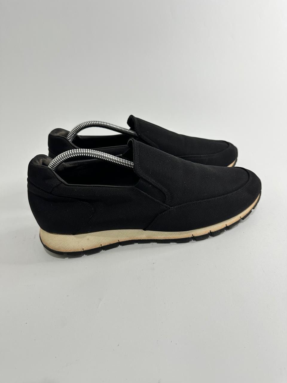 Prada Prada Sport Black Canvas Slip On Sneakers Size 8 Size US 8 / EU 41 - 2 Thumbnail