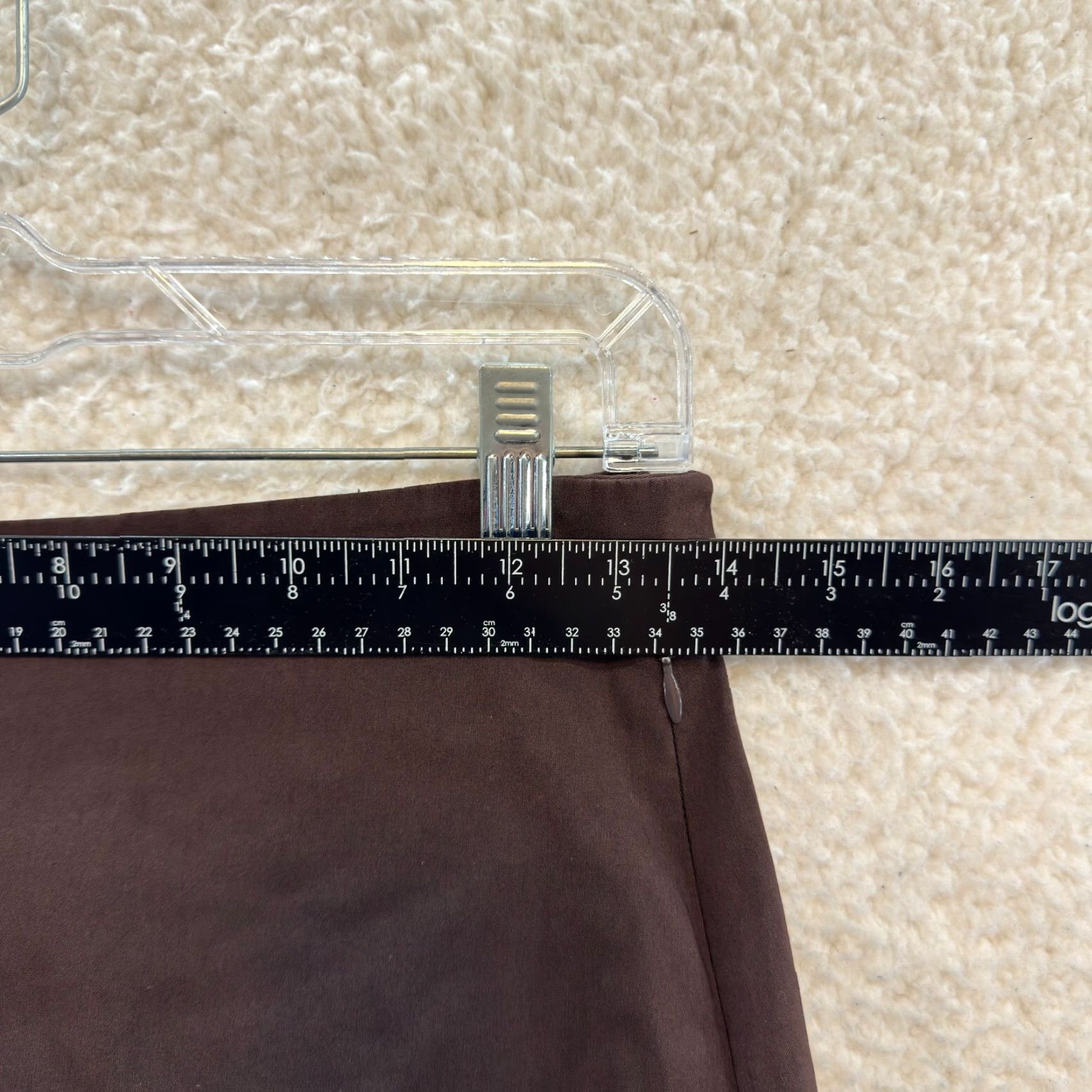Vintage VINTAGE 90s Y2K Skirt 2 Brown Knee High Pencil Slit Office Career Corpcore Womens 2 25 Max Studio Size 26" / US 2 / IT 38 - 5 Thumbnail