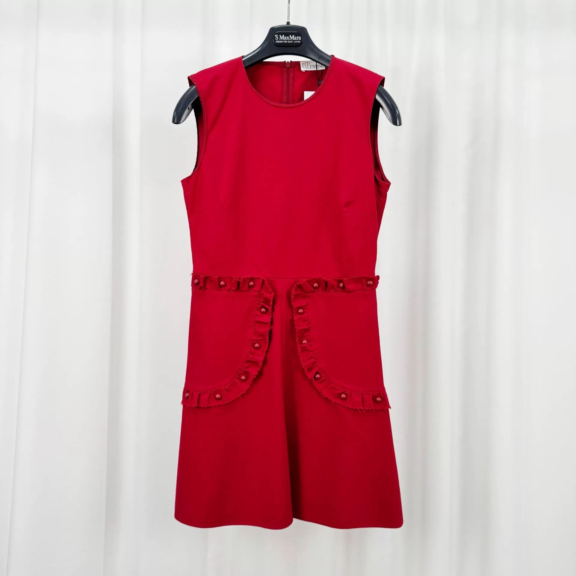 Valentino Valentino Beaded Ruffle Dress Size S / US 4 / IT 40 - 1 Thumbnail