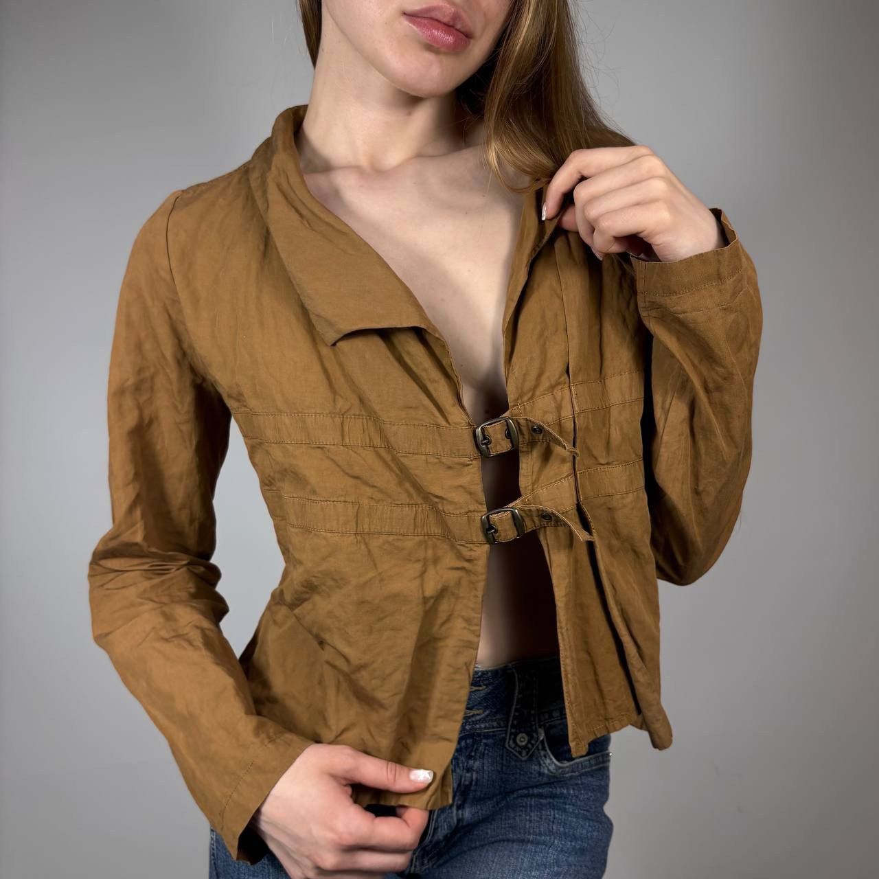 Sarah Pacini Vintage Y2K Sarah Pacini Japanese Style Belted Jacket Blazer Size M / US 6-8 / IT 42-44 - 1 Thumbnail