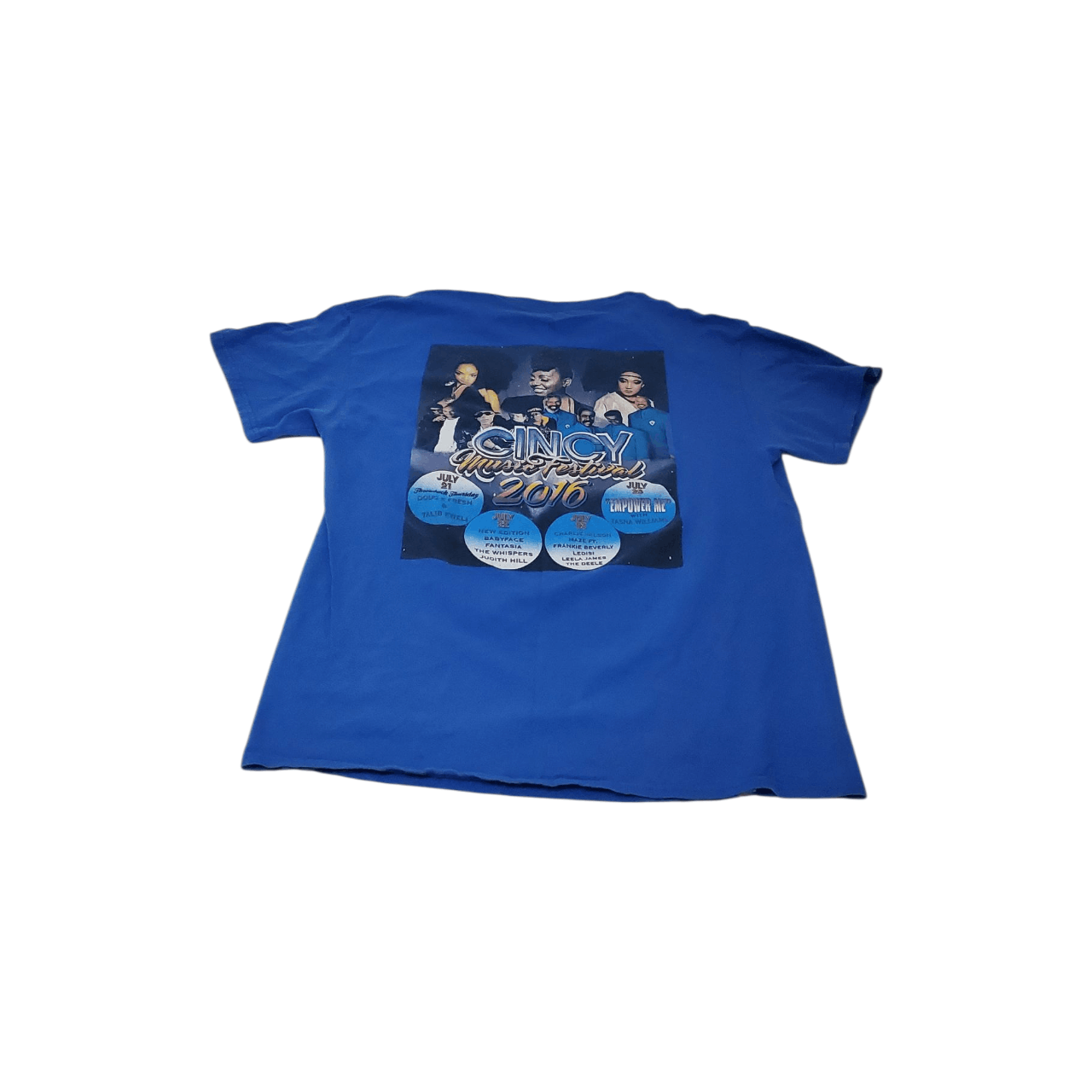 Vintage 2016 Cincy Music Festival Talib Kweli Fantasia T-Shirt Size US L / EU 52-54 / 3 - 4 Thumbnail