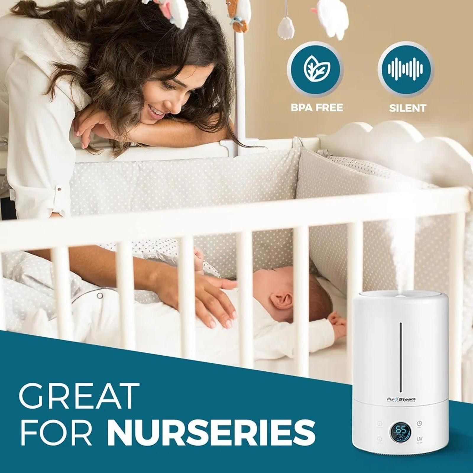 Other PurSteam UltraMist Humidifier 4.5L Ultrasonic Diffuser Size ONE SIZE - 6 Thumbnail