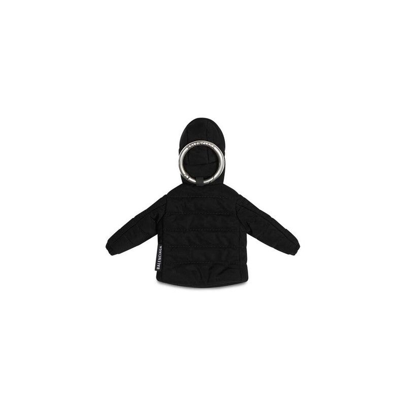 Balenciaga o1s1rm1125 Size: OS / Micro Parka Puffer Keychain in Black Size ONE SIZE - 2 Thumbnail