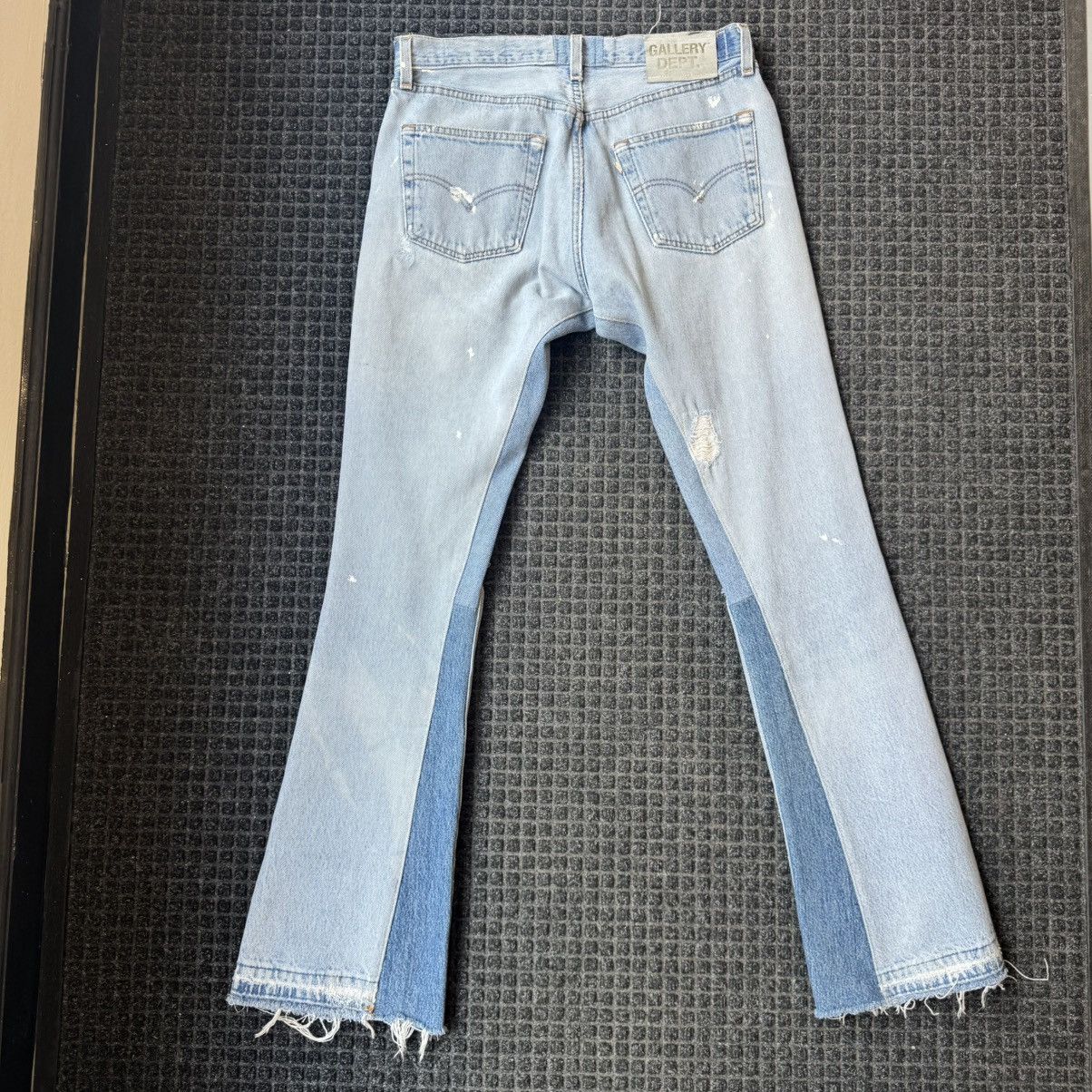 Gallery Dept. Gallery Dept. Indiana Blue Flare Jeans Indigo Size US 30 / EU 46 - 2 Thumbnail
