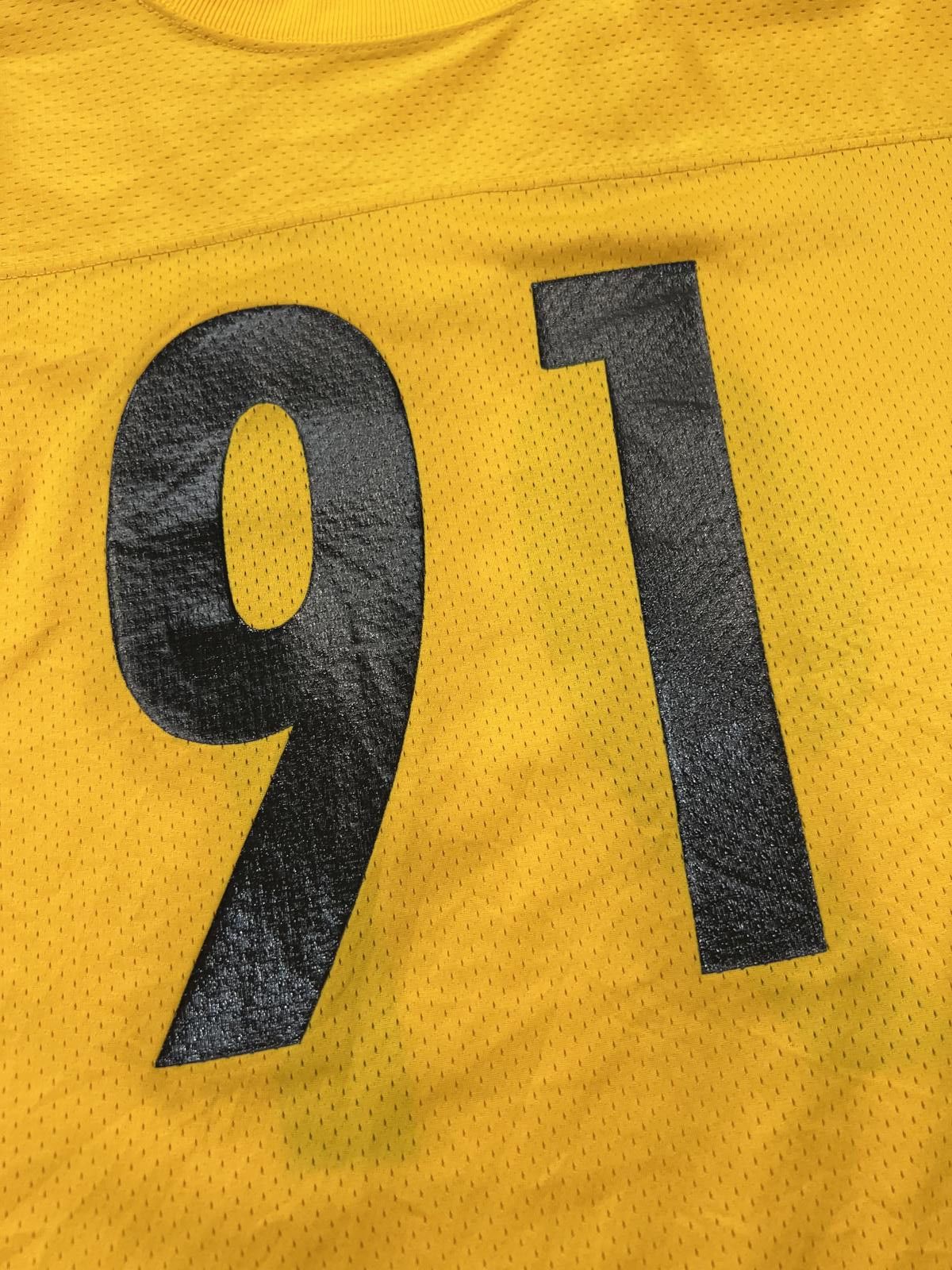 Nike Nike NFL Yellow Football Jersey Number 91 Size 54 Size US XXL / EU 58 / 5 - 8 Thumbnail