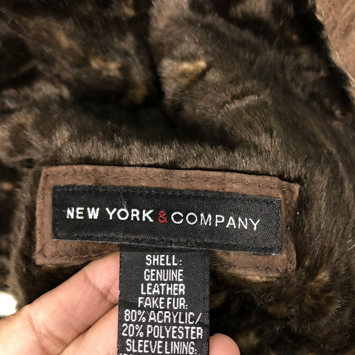 Japanese Brand 🔥VINTAGE LEATHER JACKET BLANKET FUR NY COMPANY ISSEY MIYAKE Size US XL / EU 56 / 4 - 19 Thumbnail