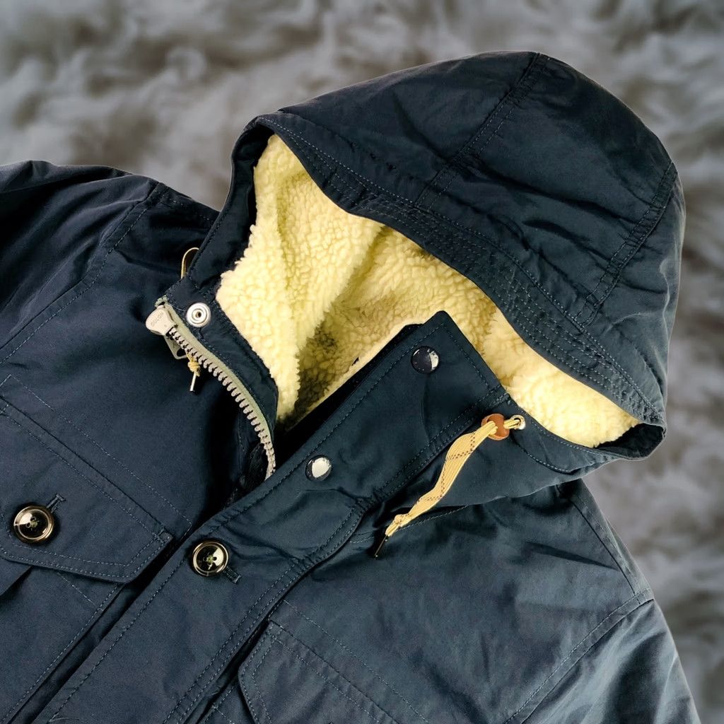 Abercrombie & Fitch Abercrombie & Fitch Hooded Parka Jacket Navy XS Small? Size S / US 4 / IT 40 - 1 Thumbnail