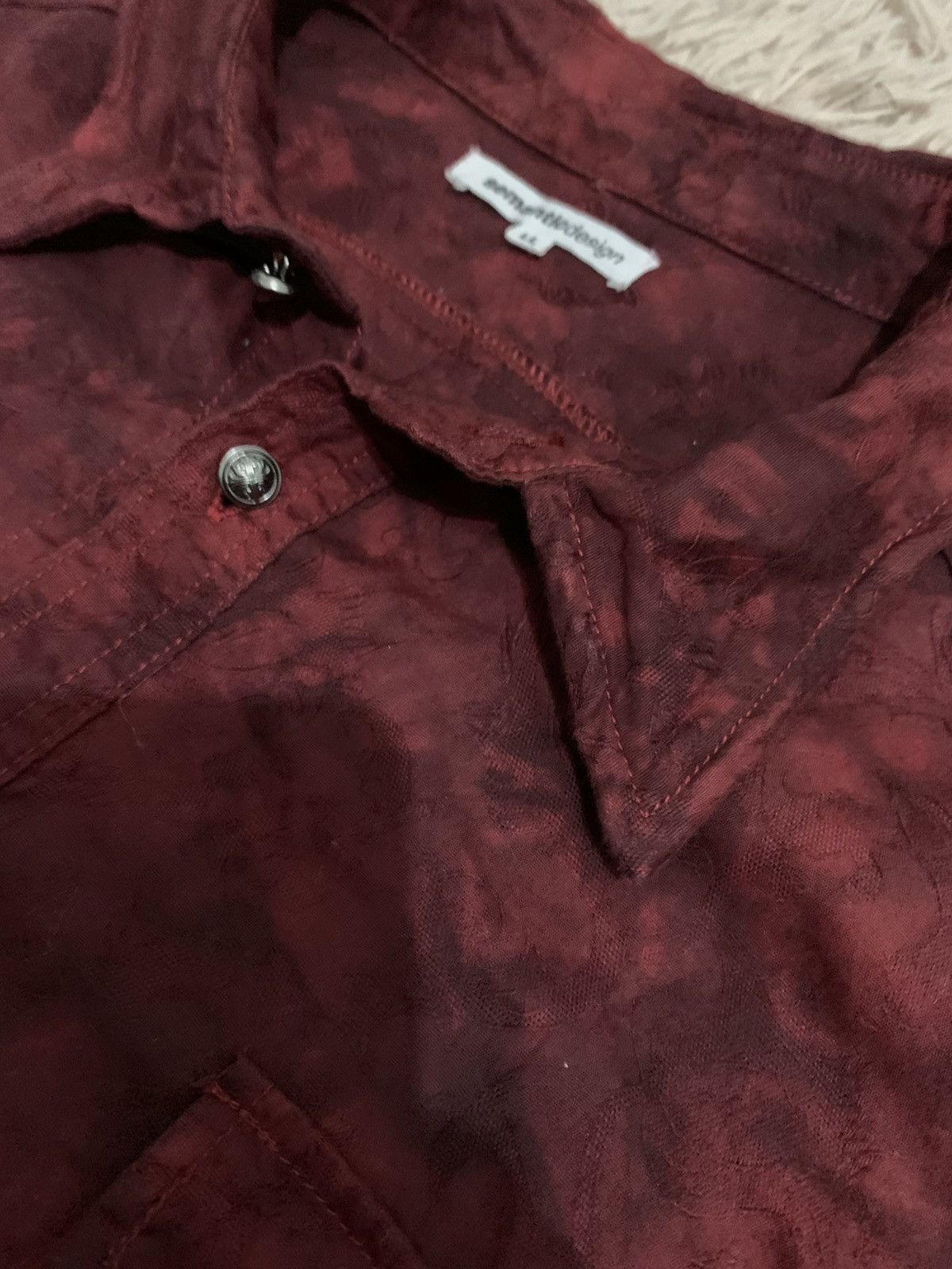 Japanese Brand Semanticdesign button up bandage punk style shirt Size US L / EU 52-54 / 3 - 7 Thumbnail