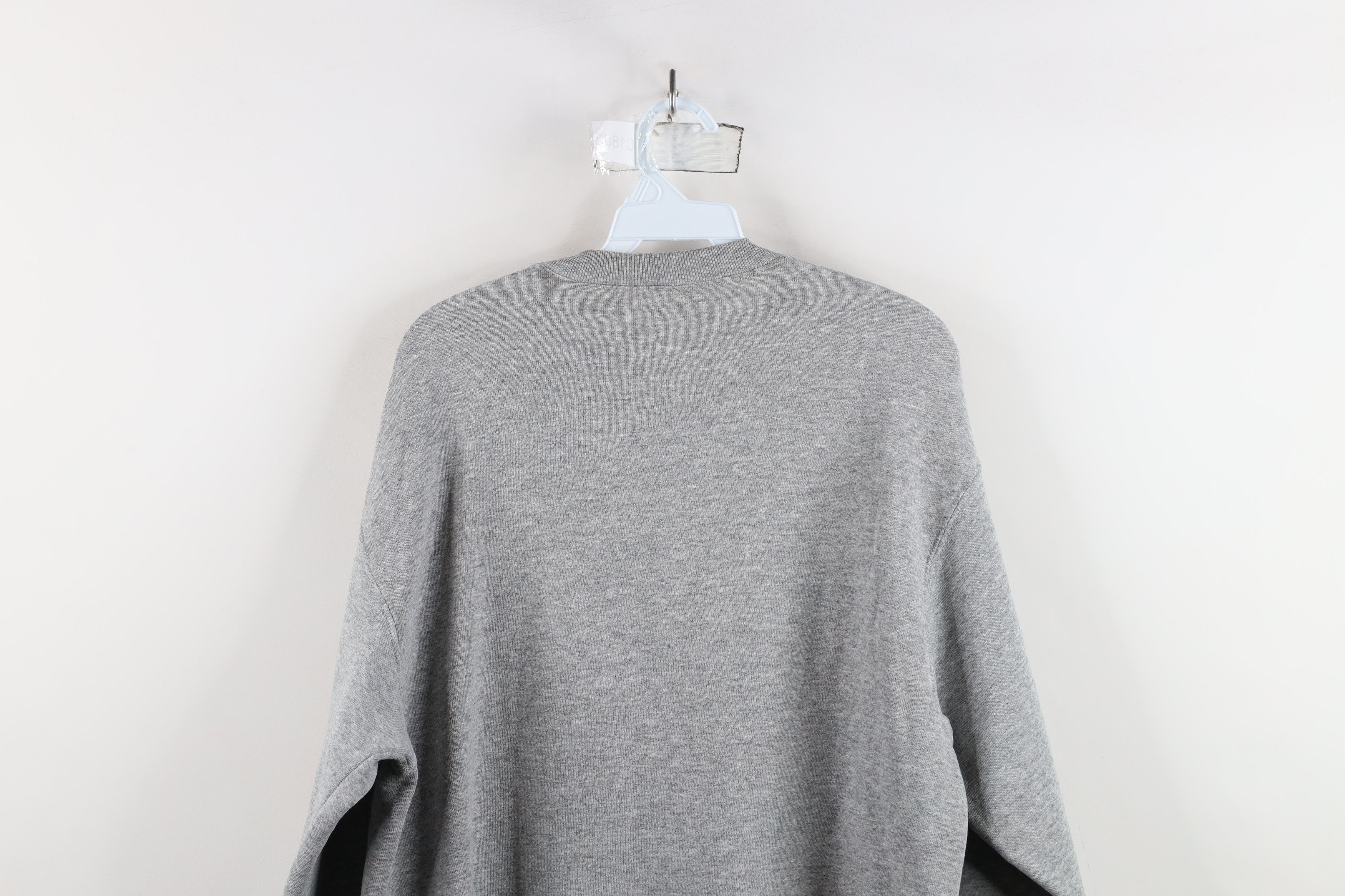 Vintage Vintage 90s Streetwear Crewneck Sweatshirt Heather Gray Size US XL / EU 56 / 4 - 11 Thumbnail