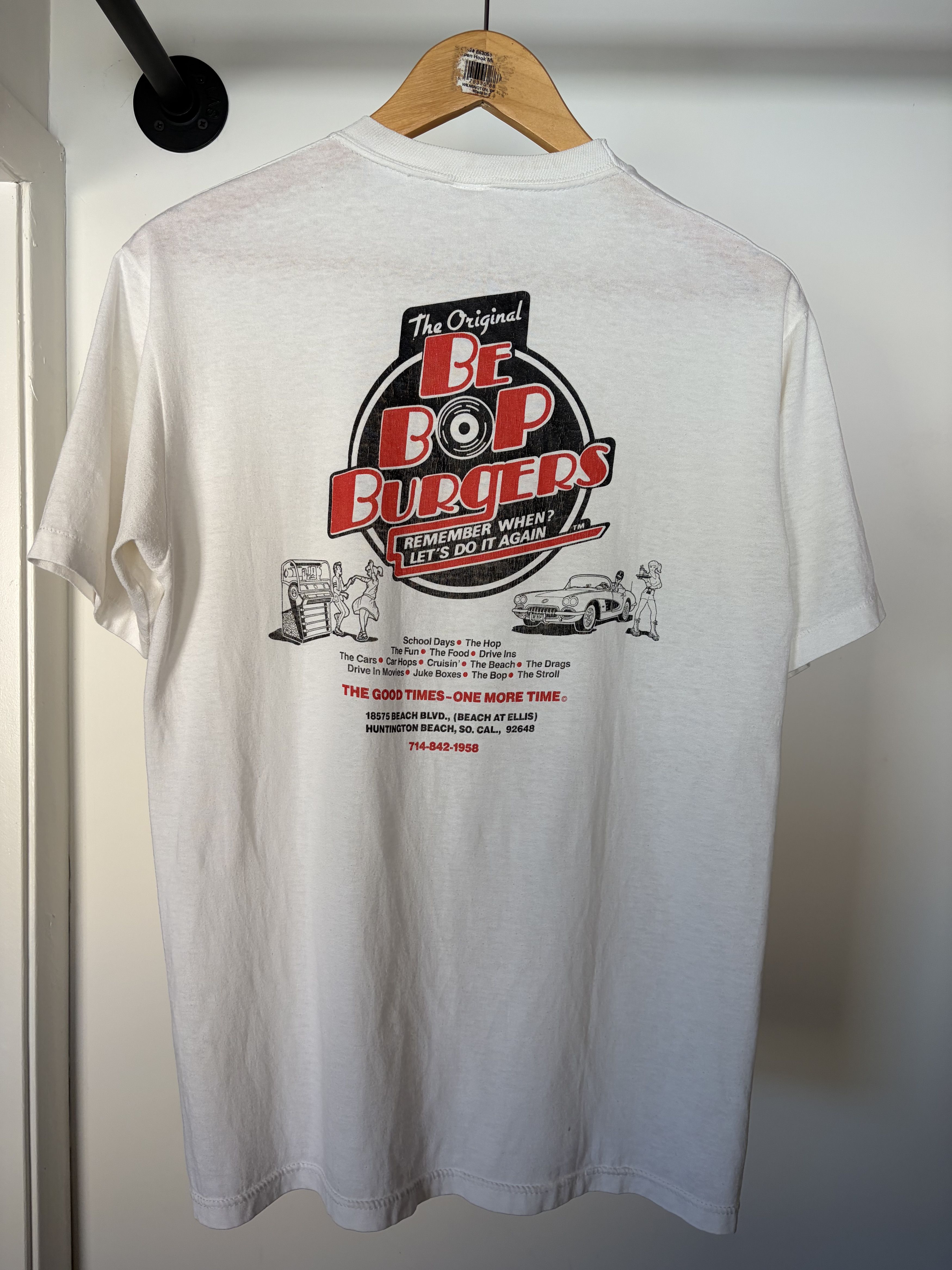 Vintage Bebop Burgers tee Size US S / EU 44-46 / 1 - 2 Thumbnail