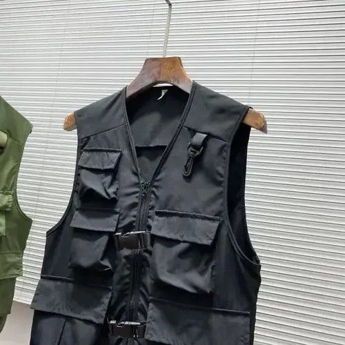 Japanese Brand New 2022 Cool Hype Pocket Cargo Tactical Vest Unisex Size US M / EU 48-50 / 2 - 2 Thumbnail