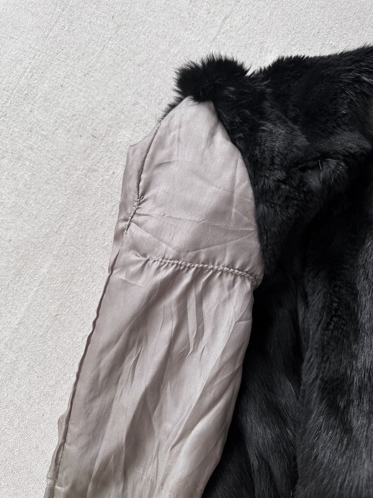 10sei0otto 10sei0otto Rabbit Fur Lamb Leather Gimp Scar Stitch Rider Size US S / EU 44-46 / 1 - 21 Thumbnail