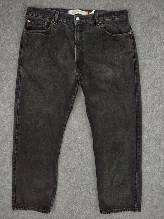 Hype Black Vintage Levi's 505 Regular Fit Denim 38x28.5 -JN369 | Grailed