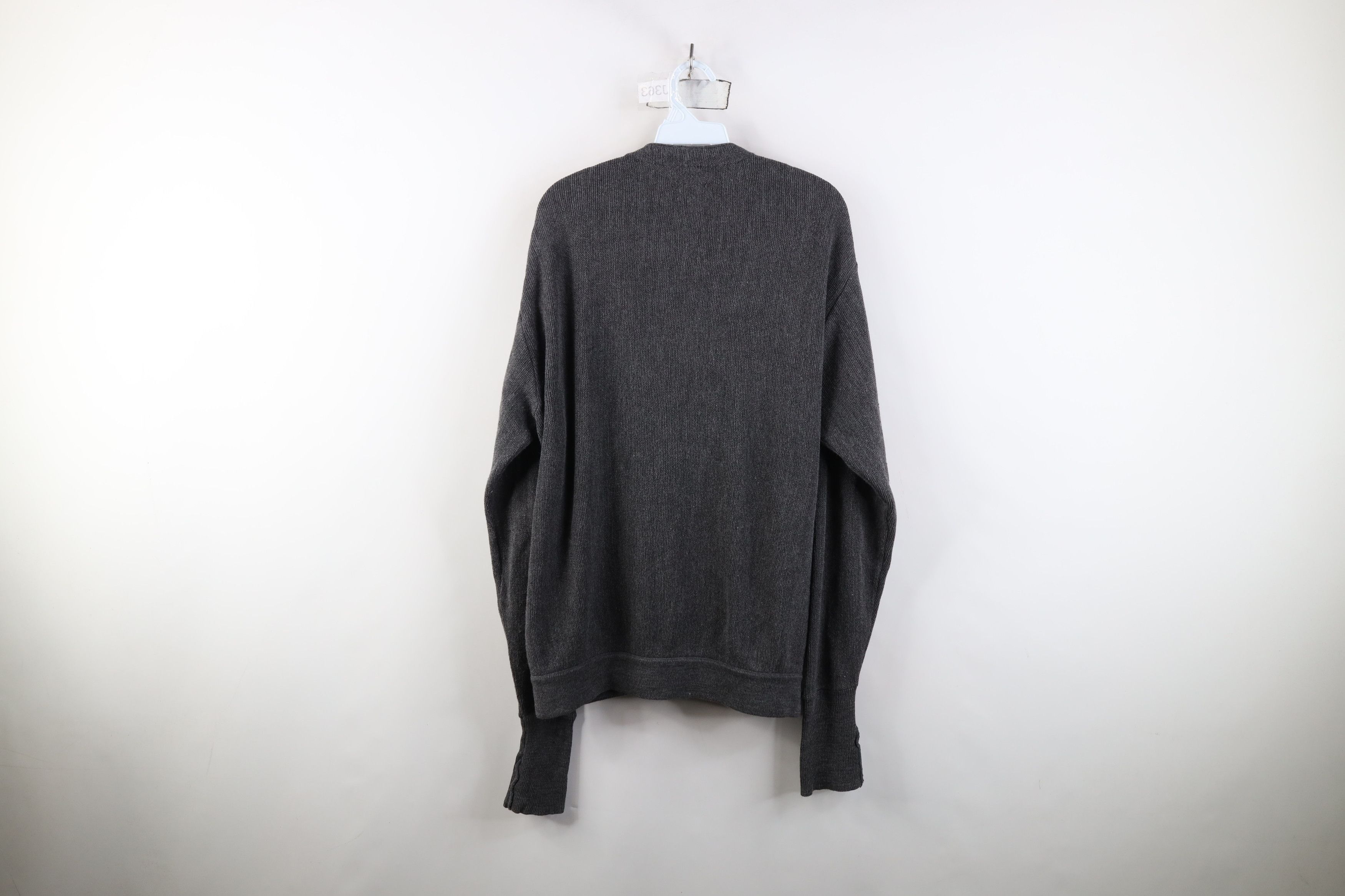 Vintage Vintage 70s Streetwear Kurt Cobain Cardigan Sweater Gray Size US XL / EU 56 / 4 - 9 Thumbnail