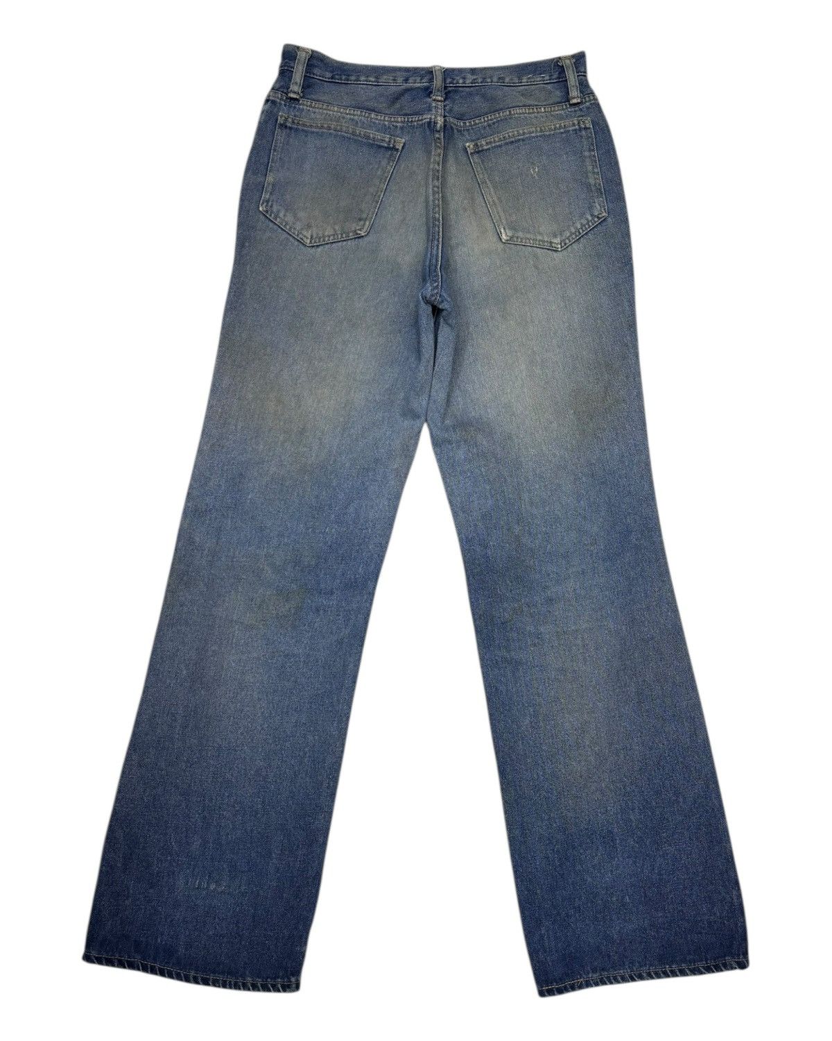Japanese Brand × Jean Vintage Japanese Brand Mooneyes Patches Loose Fit Denim Jean Size US 30 / EU 46 - 2 Thumbnail