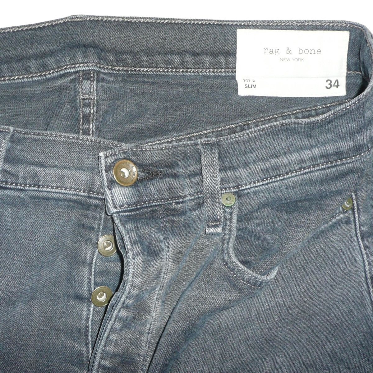 Rag & Bone Rag & Bone Slim Fit 2 • 34x34 Size US 34 / EU 50 - 2 Thumbnail