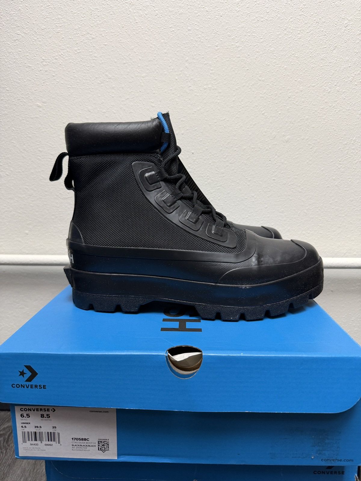 Ambush Design × Converse Converse x Ambush CTAS Duck Boot Black Canvas Womens Size US 8.5 / IT 38.5 - 1 Thumbnail