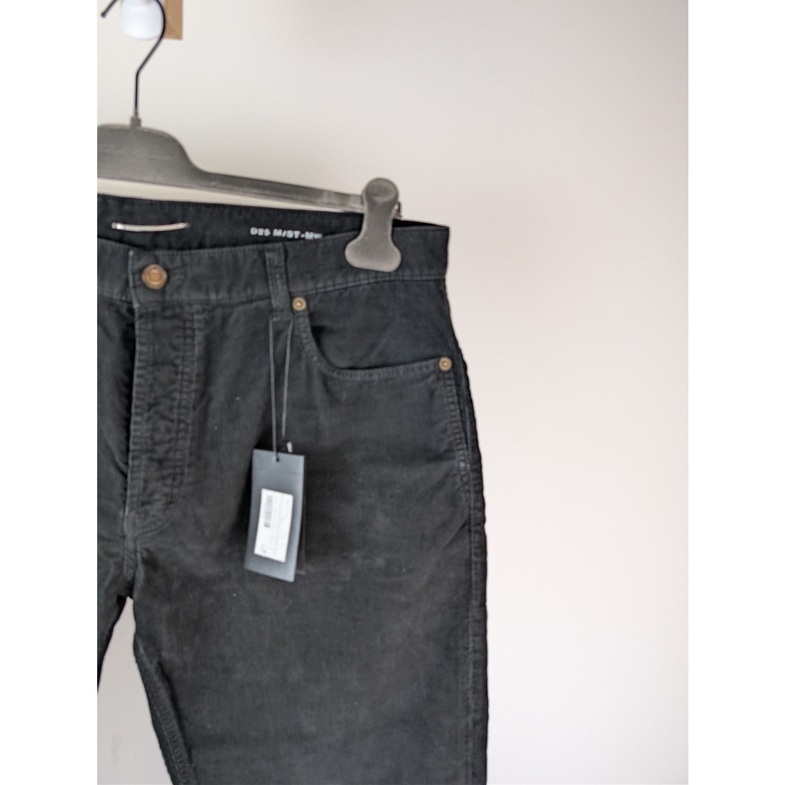 Saint Laurent Paris o1rshd1 Relaxed Straight Corduroy Denim Jeans Spring Black Size US 36 / EU 52 - 5 Thumbnail