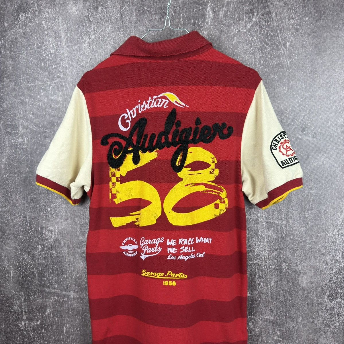 Christian Audigier Y2K vintage Christian Audigier garage parts polo shirt Size US M / EU 48-50 / 2 - 3 Thumbnail