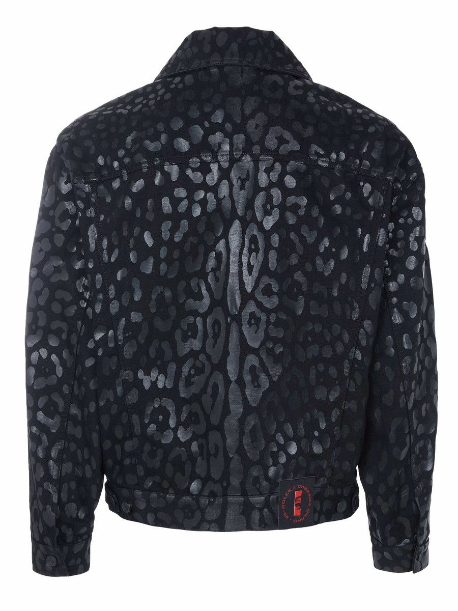 Dolce & Gabbana o1y0125 Denim Jacket in Black Size US L / EU 52-54 / 3 - 2 Thumbnail