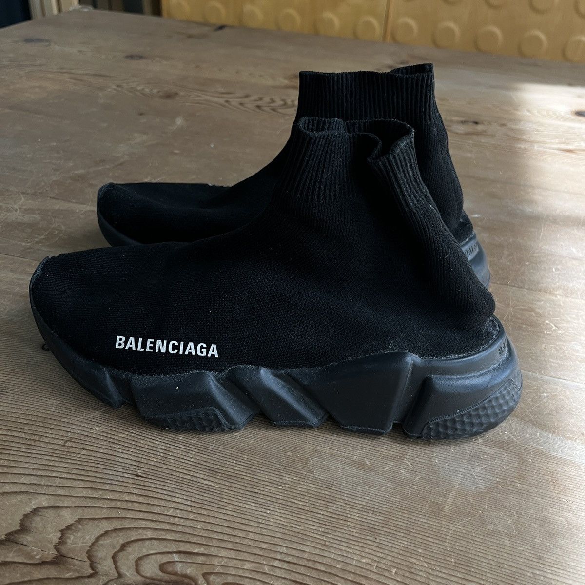 Balenciaga Balenciaga Speed Trainer - All Black Size US 6 / IT 36 - 2 Thumbnail