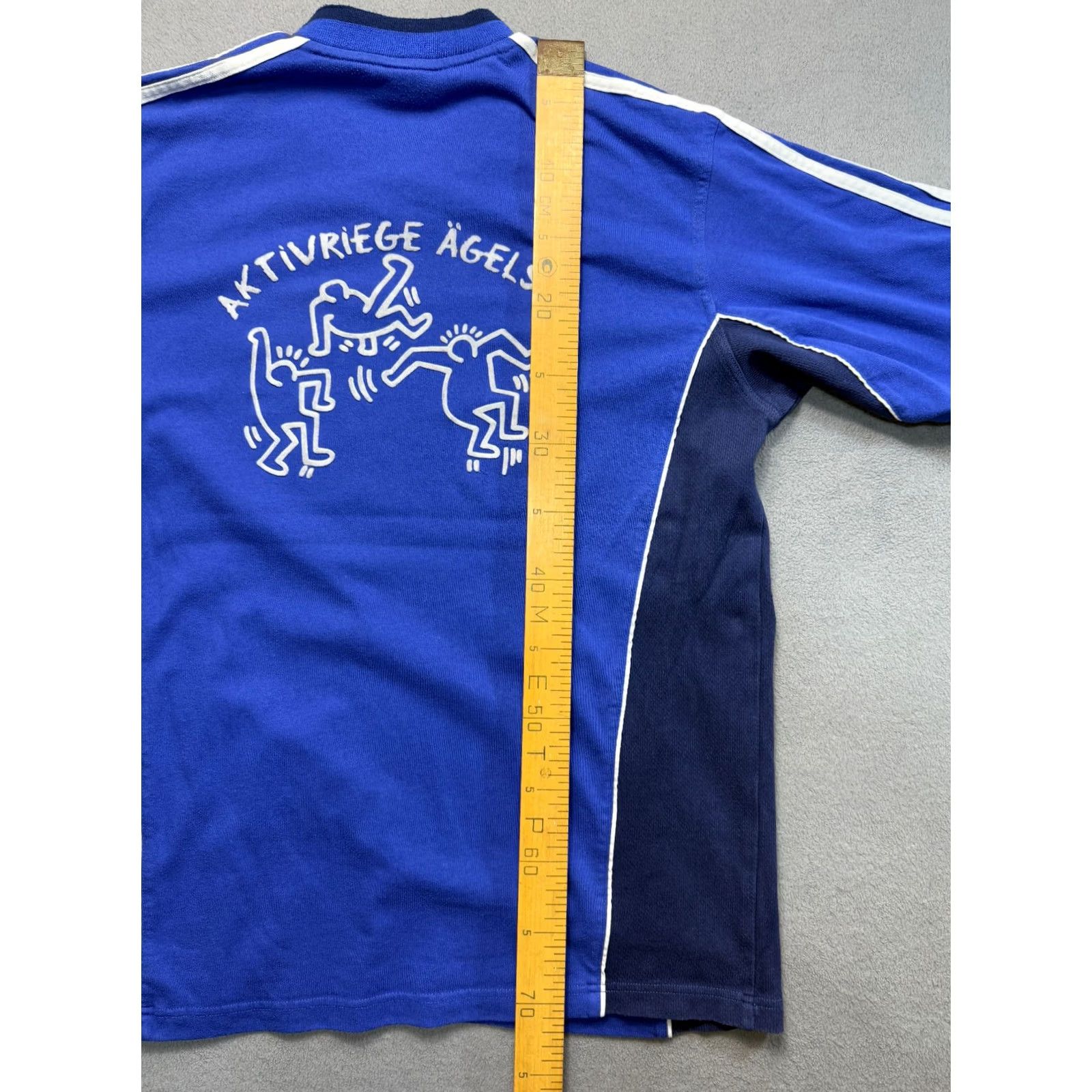 Adidas adidas Aktivriege Agelsee shirt 1999 Blue size L mens Size US L / EU 52-54 / 3 - 3 Thumbnail