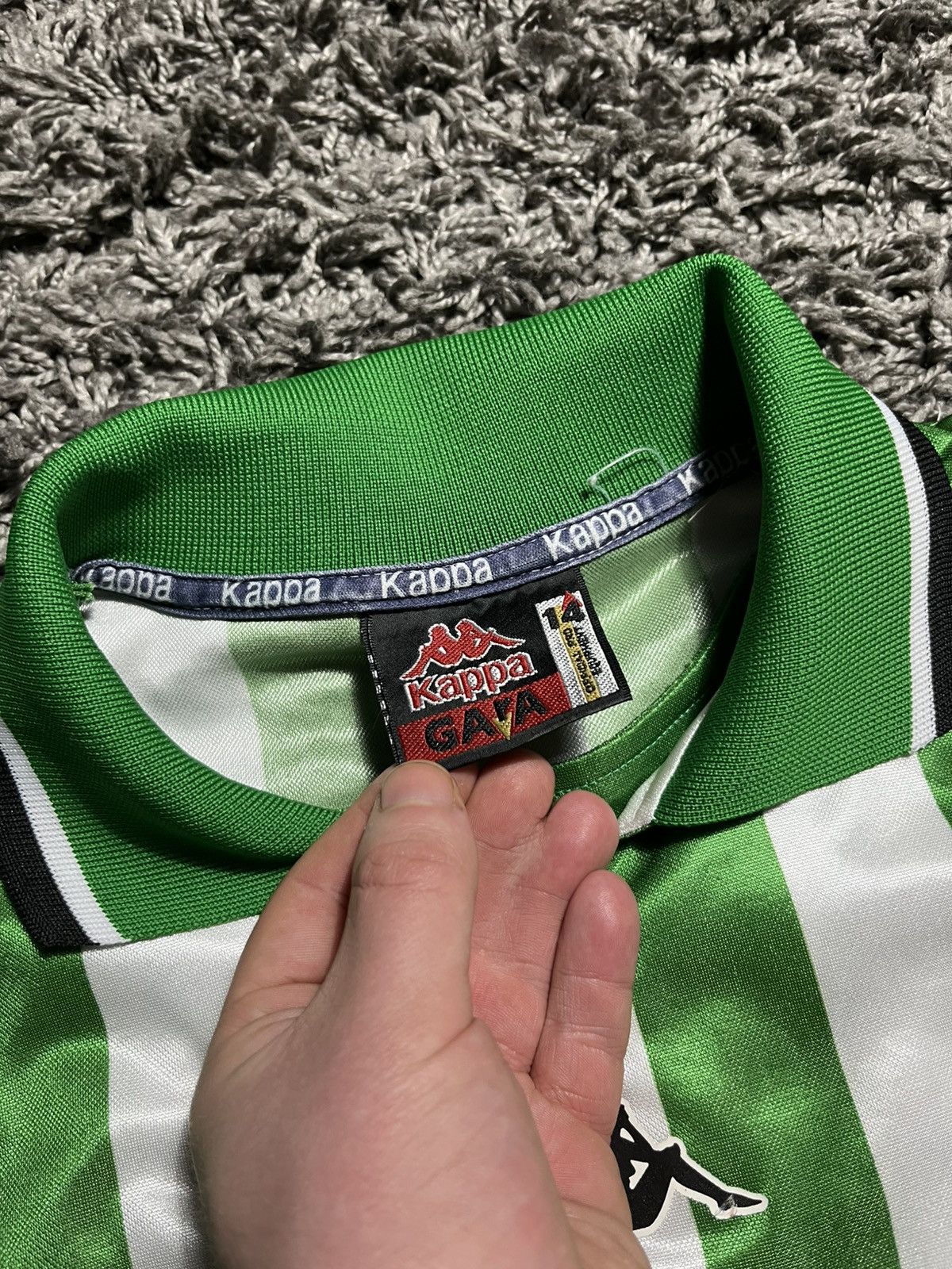 Kappa KAPPA REAL BETIS 1999/2000 HOME FOOTBALL JERSEY Size US XS / EU 42 / 0 - 3 Thumbnail
