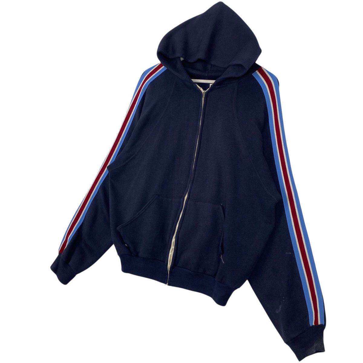 Other Vintage Russell Athletic Graphic Hoodie Sweater NavyBlue Size US M / EU 48-50 / 2 - 2 Thumbnail