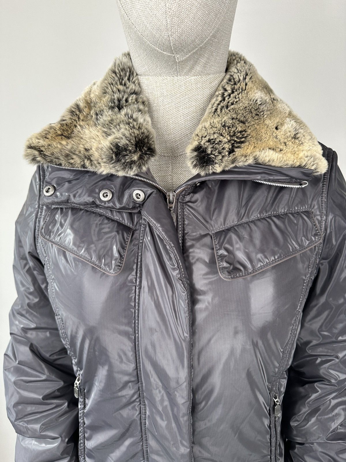 Belstaff BELSTAFF Silver Label Fur Collar Iconic Jacket Women’s sz 44 Size M / US 6-8 / IT 42-44 - 10 Thumbnail