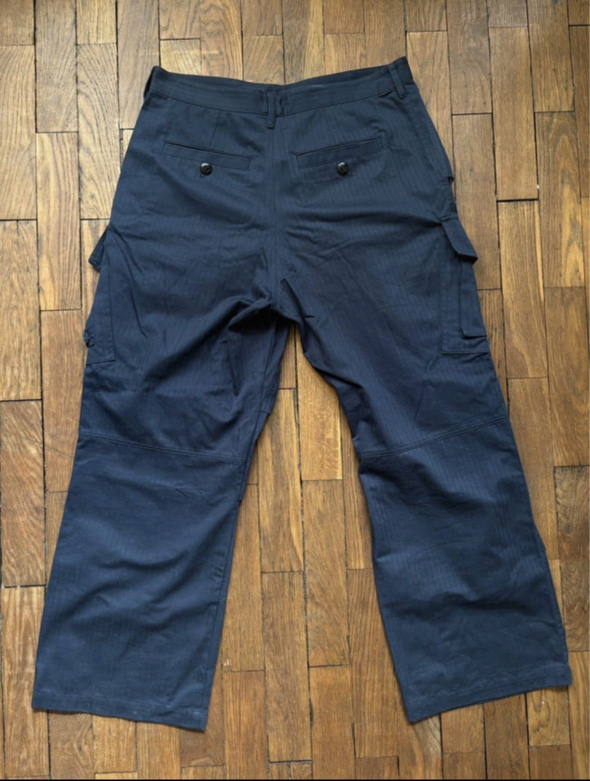 Kenzo Kenzo Navy Twill Cargo 36W 32L Size US 36 / EU 52 - 6 Thumbnail