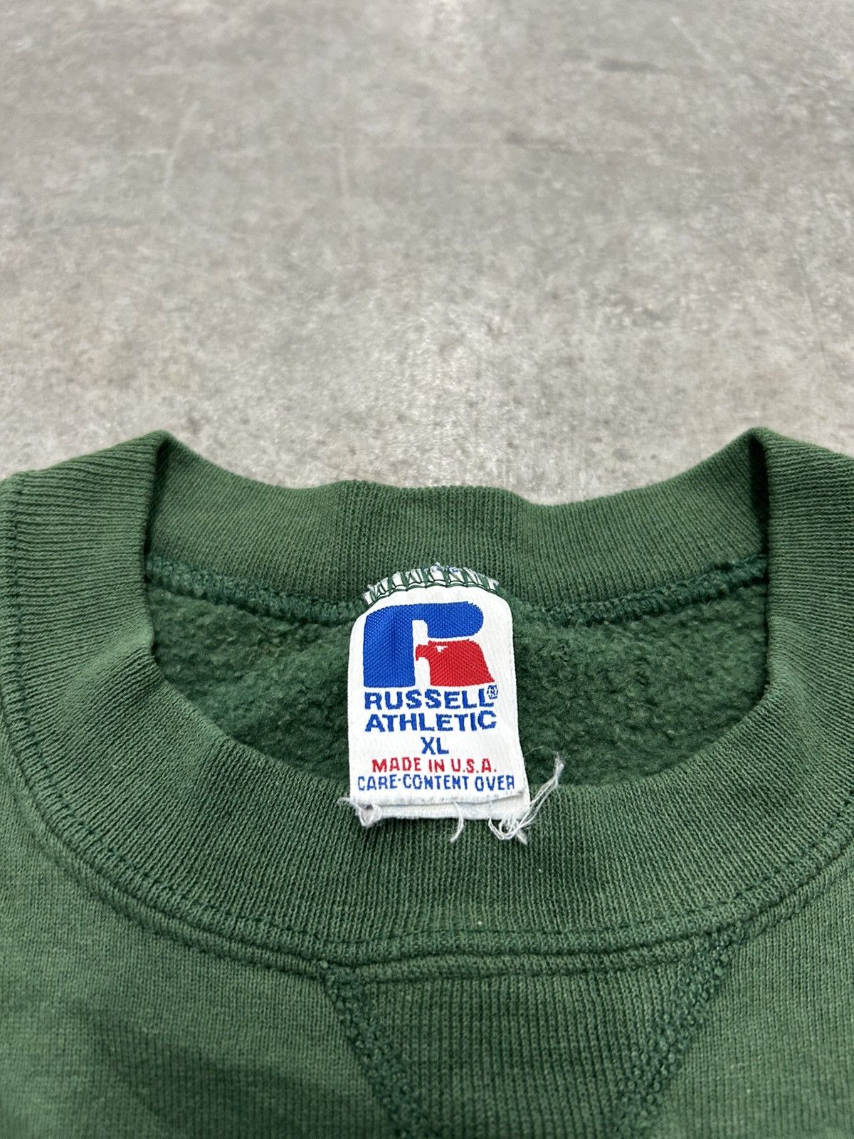 Russell Athletic Vintage Russell athletic sweatshirt green Size US XL / EU 56 / 4 - 2 Thumbnail