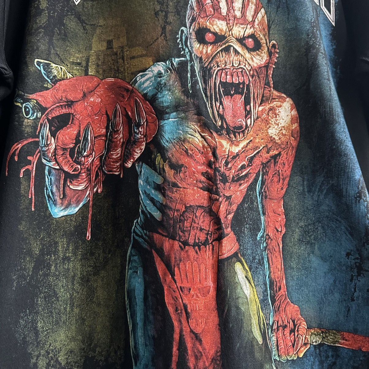 Band Tees × Iron Maiden × Vintage VINTAGE Y2K IRON MAIDEN THE BOOK OF SOULS METAL TEE Size US XL / EU 56 / 4 - 6 Thumbnail