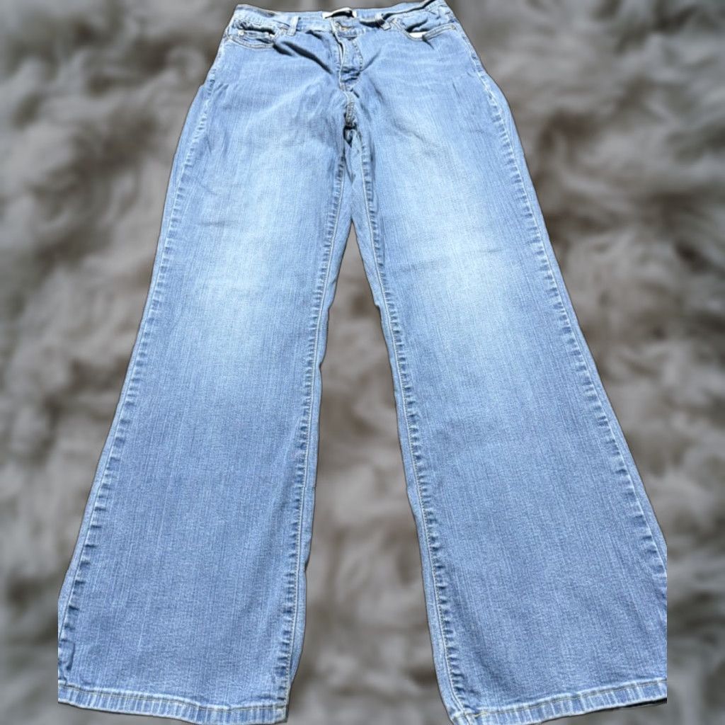 Levi's Levi's 512 Bootcut Jeans Women's Size 12 Blue Denim Stretch Slimming 5-Pocket Levi's 500 Series Size 34" / US 12 / IT 48 - 1 Thumbnail