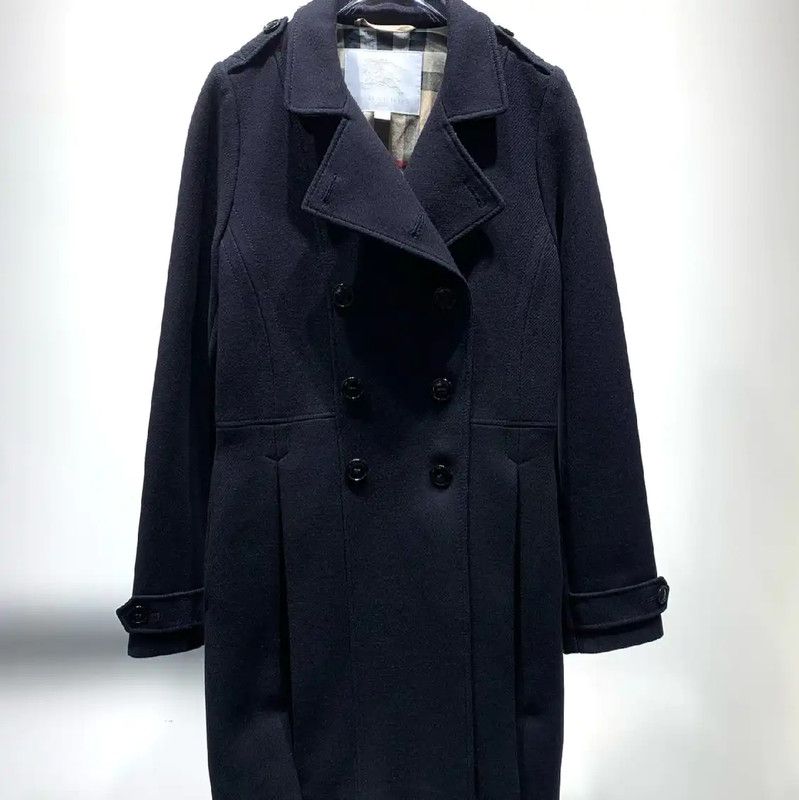 Burberry Burberry Black Wool Women's Coat Size M / US 6-8 / IT 42-44 - 1 Thumbnail