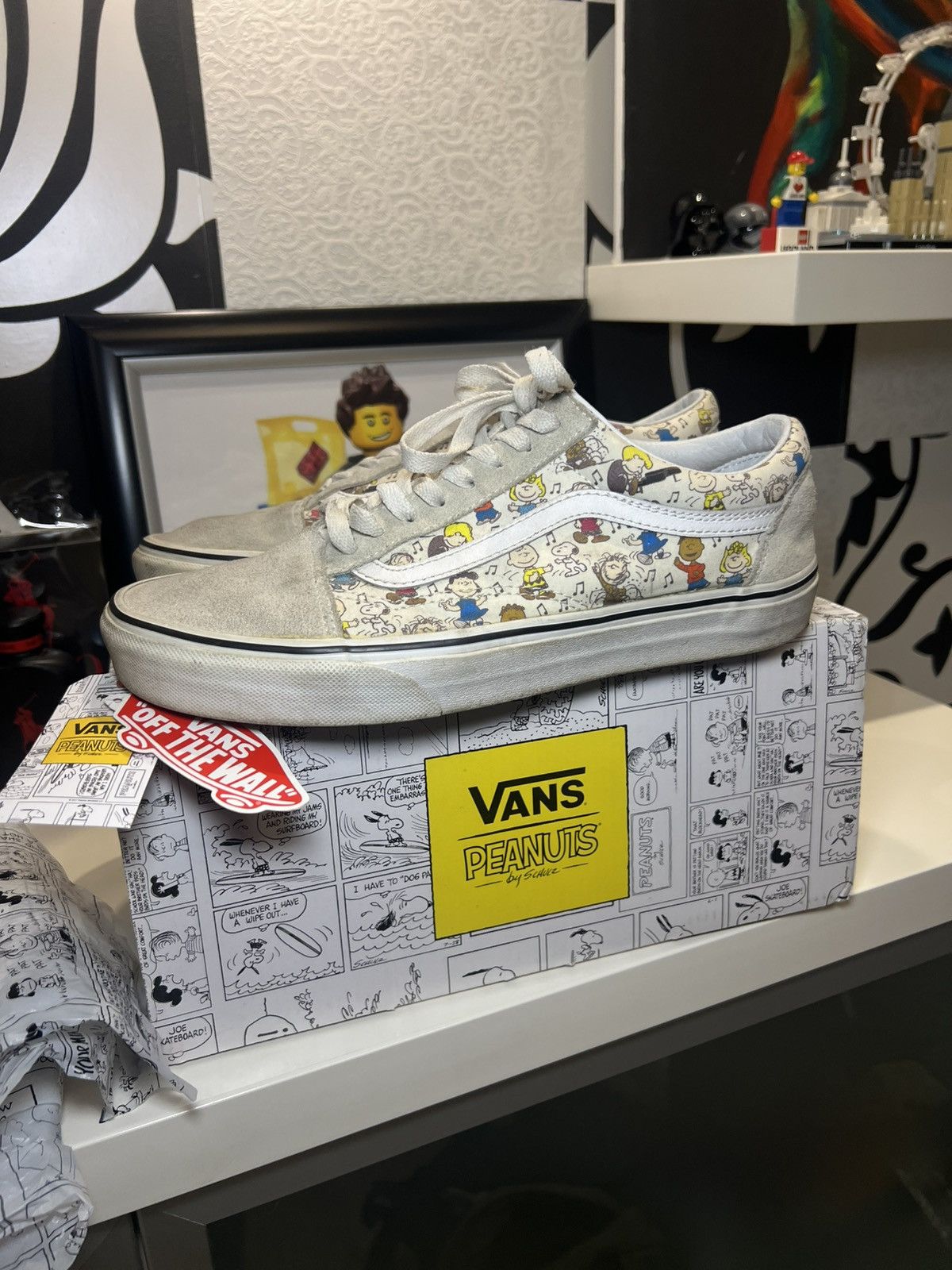 Peanuts × Vans (offers🤝)Vans x Peanuts Multi/True White low shoes 💫 Size US 9 / EU 42 - 7 Thumbnail
