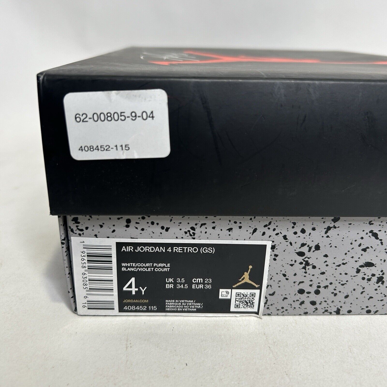 Jordan Brand Nike Air Jordan 4 Retro GS “Purple Metallic” 2024 Size US 5.5 / IT 35.5 - 8 Thumbnail