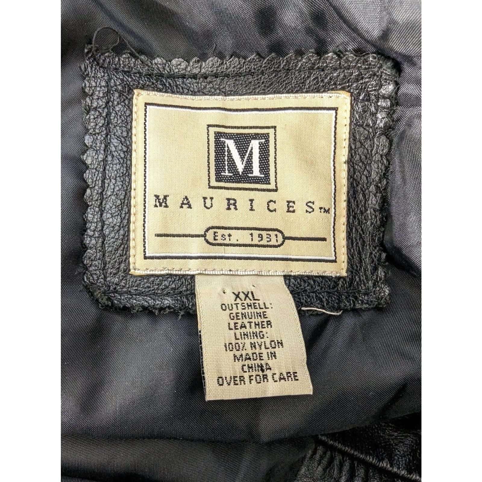 Vintage VINTAGE Y2K Men's Leather Motorcycle Coat/Jacket Bomber 2XL Black Leather 00s Size US XXL / EU 58 / 5 - 3 Thumbnail