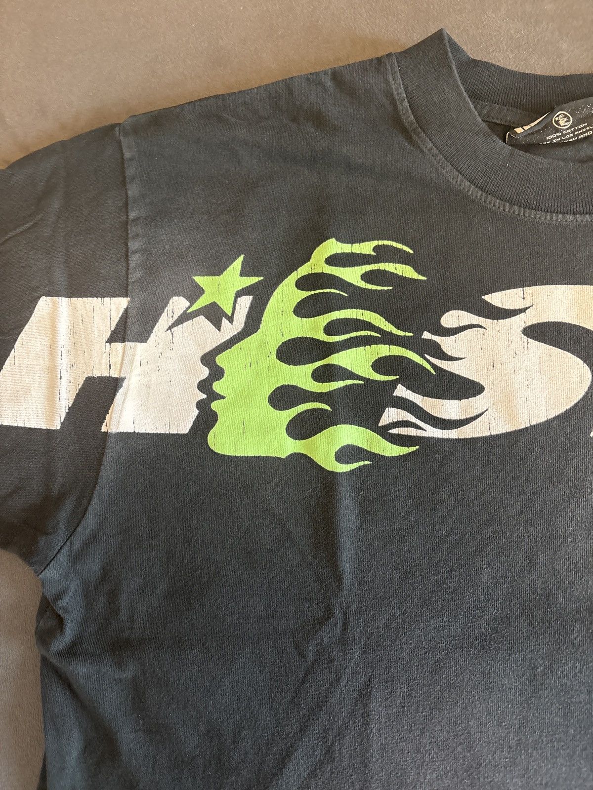 HELLSTAR Catoon logo t-shirt green (unreleased) Size US S / EU 44-46 / 1 - 3 Thumbnail