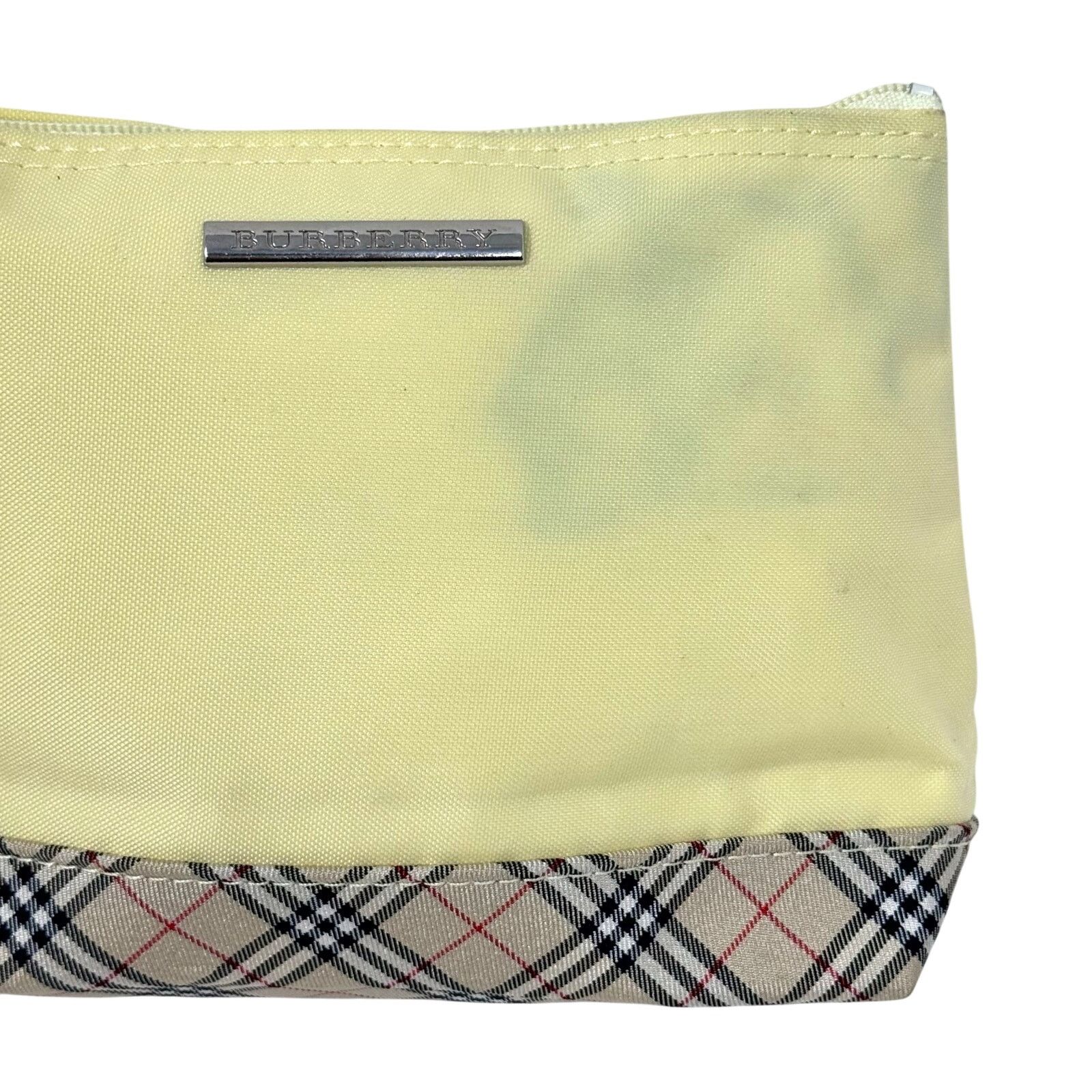 Burberry Burberry Yellow Zipper Pouch Size ONE SIZE - 5 Thumbnail