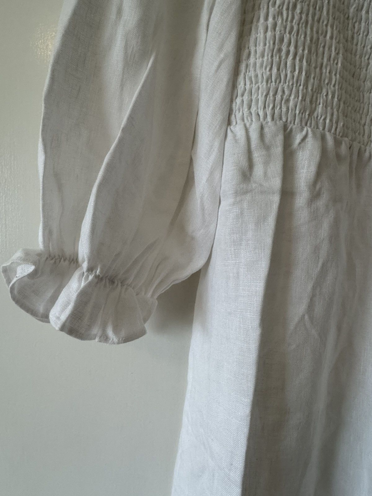 Reformation Reformation Gitane Linen Dress White XL NWT Size XL / US 12-14 / IT 48-50 - 6 Thumbnail
