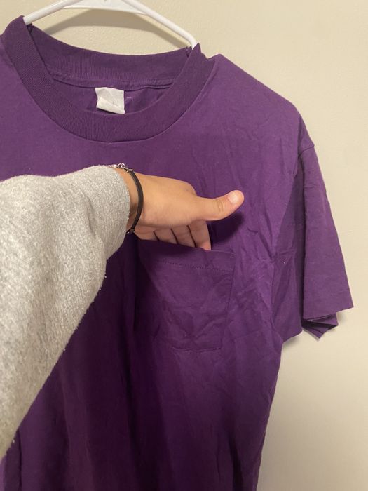 Fruit Of The Loom Vintage Fruit Of The Loom Purple Tee Grailed
