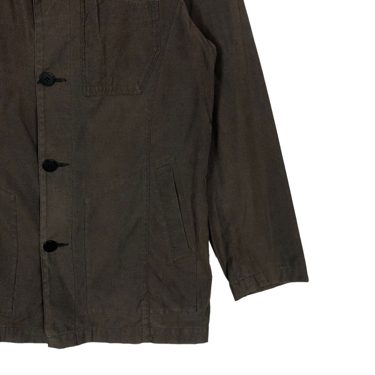 Japanese Brand 🔥Rich Brown - Hikory Chore Jacket Cargo Pocket Takeo Kikuchi Size US M / EU 48-50 / 2 - 7 Thumbnail