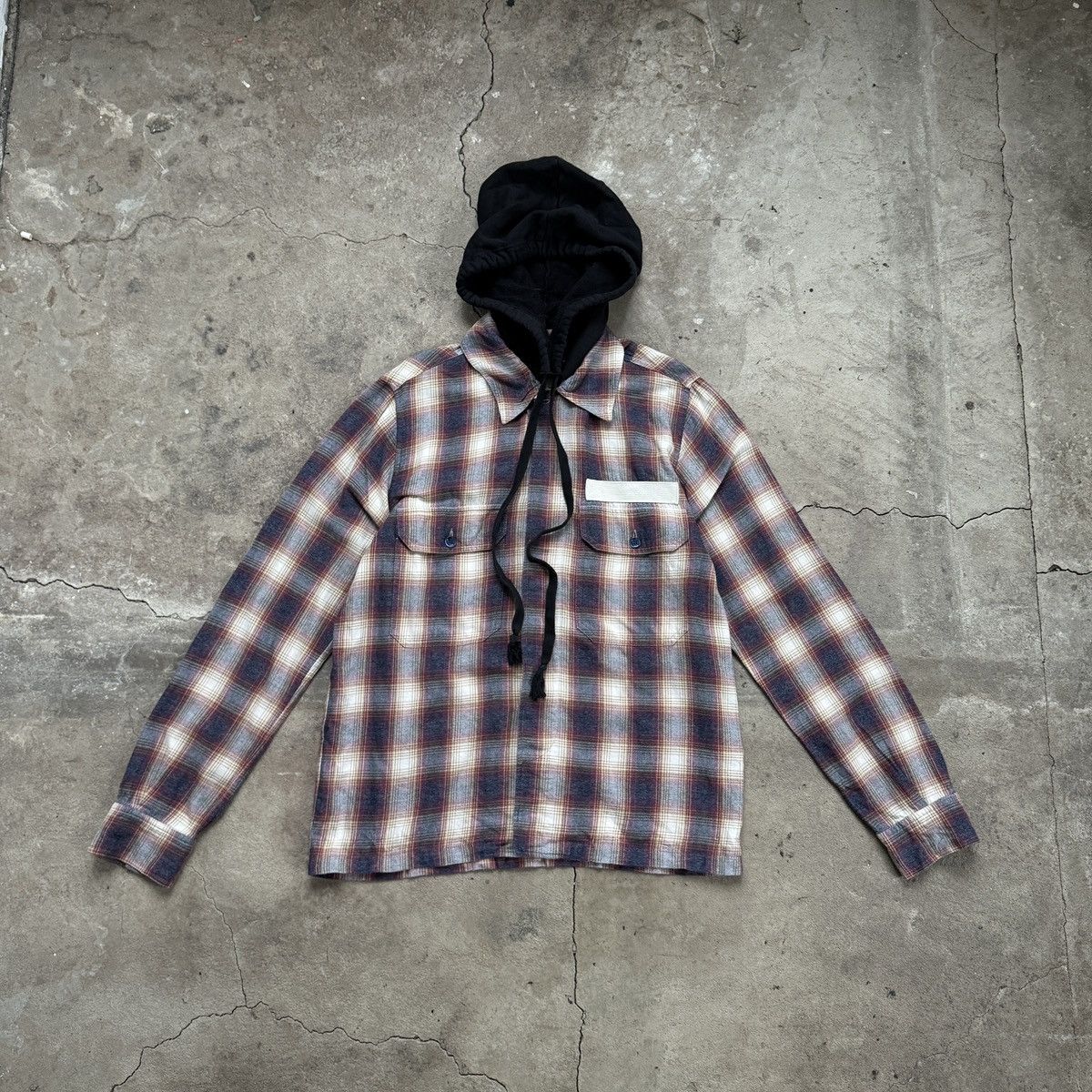 Faith Connexion Faith Connexion Check Hooded Shirt Size US M / EU 48-50 / 2 - 1 Thumbnail